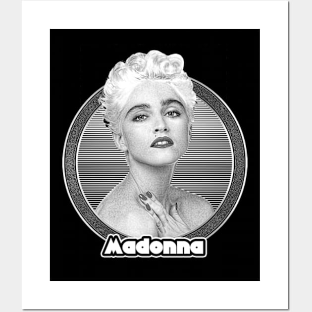 Madonna \/\/\ Original 80s Vintage Style Design Wall Art by DankFutura